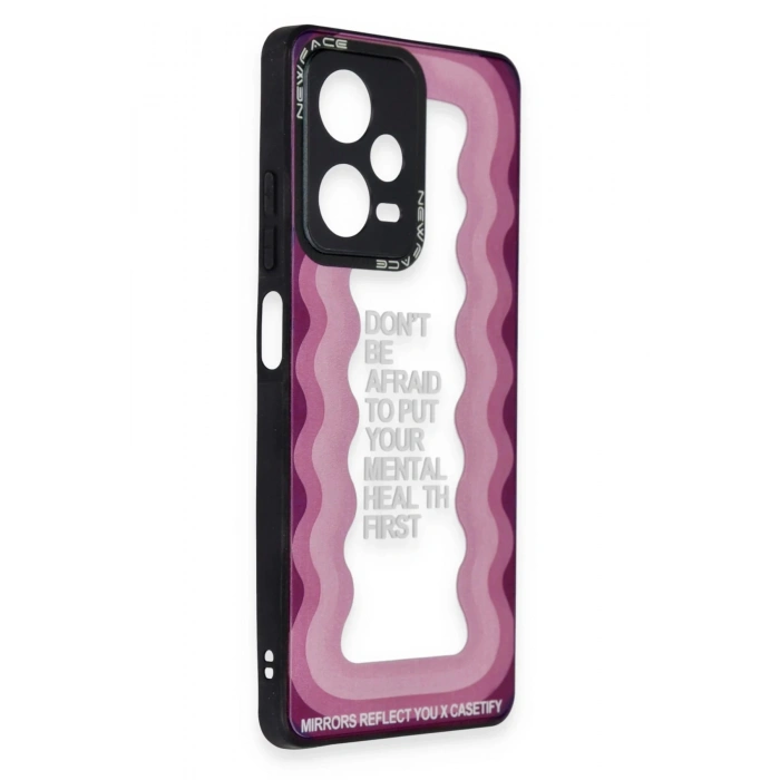 Newface Xiaomi Poco X5 Pro 5G Kılıf Mirror Desenli Kapak - Mirror - 11