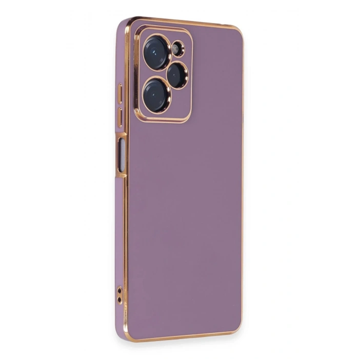 Newface Xiaomi Poco X5 Pro 5G Kılıf Volet Silikon - Mor