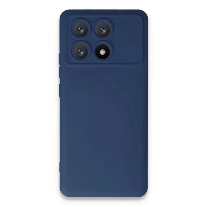 Newface Xiaomi Poco X6 Pro Kılıf Nano içi Kadife Silikon - Lacivert