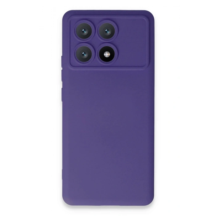 Newface Xiaomi Poco X6 Pro Kılıf Nano içi Kadife Silikon - Mor