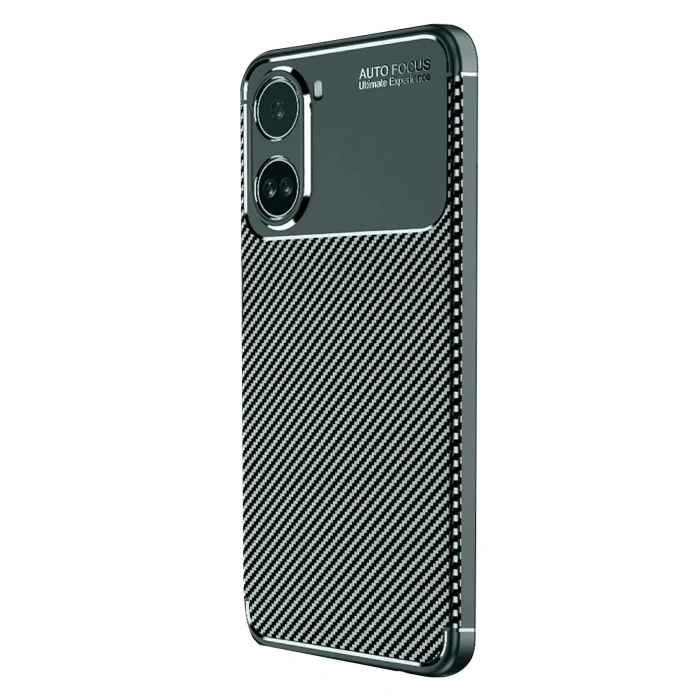 Newface Xiaomi Poco X7 Pro Kılıf Auto Focus Karbon Kapak - Koyu Yeşil