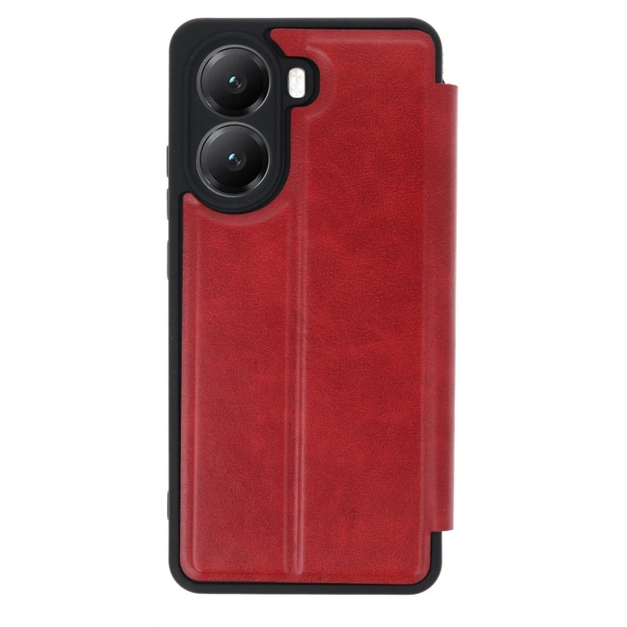 Newface Xiaomi Poco X7 Pro Kılıf Flip Cover - Kırmızı