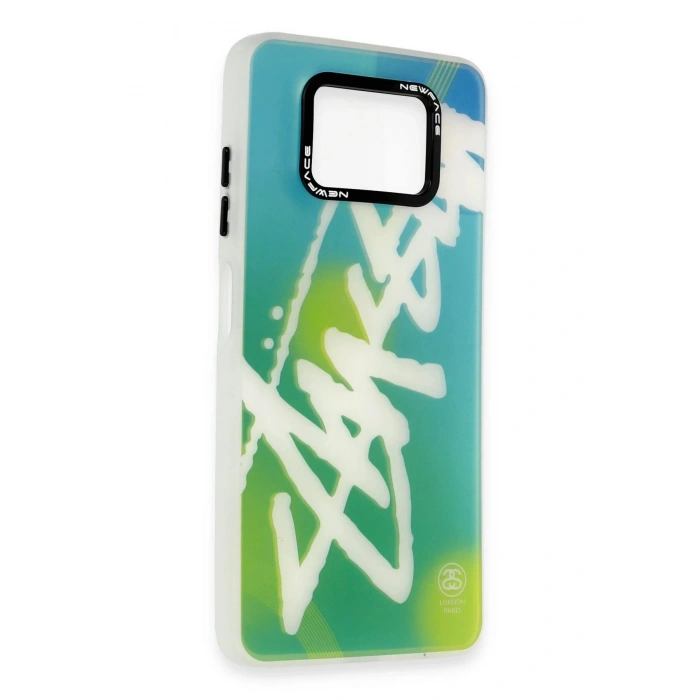 Newface Xiaomi Pocophone X3 Kılıf Estoril Desenli Kapak - Estoril - 2