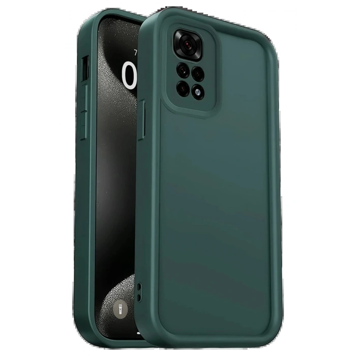 Newface Xiaomi Redmi 10 2022 Kılıf Viera Silikon - Koyu Yeşil