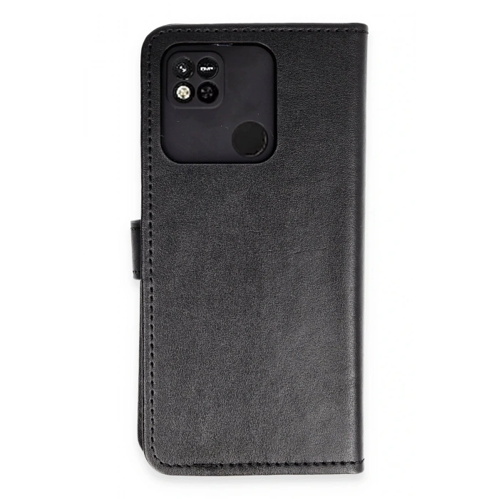 Newface Xiaomi Redmi 10A Kılıf Trend S Plus Kapaklı Kılıf - Siyah