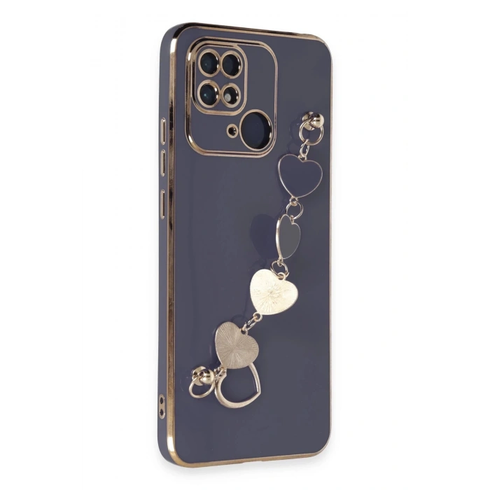 Newface Xiaomi Redmi 10C Kılıf Esila Silikon - Gri