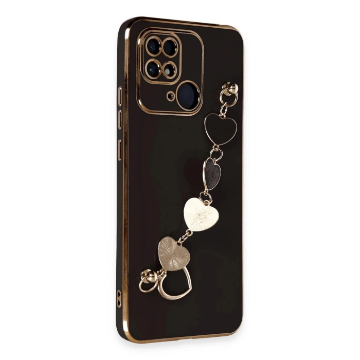 Newface Xiaomi Redmi 10C Kılıf Esila Silikon - Siyah