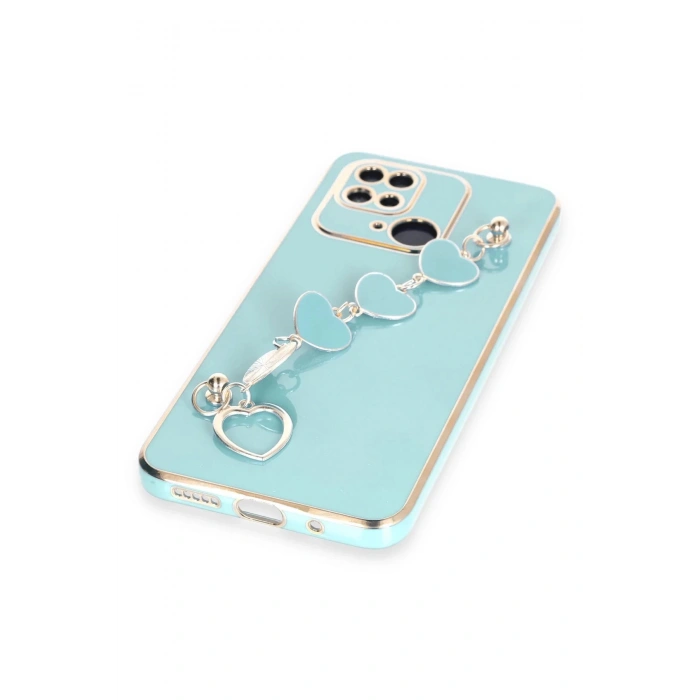 Newface Xiaomi Redmi 10C Kılıf Esila Silikon - Su Yeşili