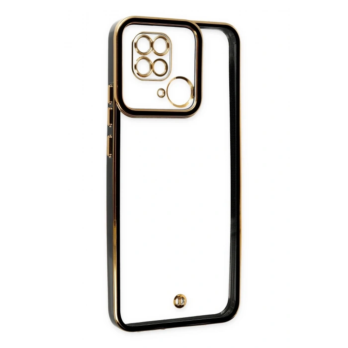 Newface Xiaomi Redmi 10C Kılıf Liva Lens Silikon - Siyah