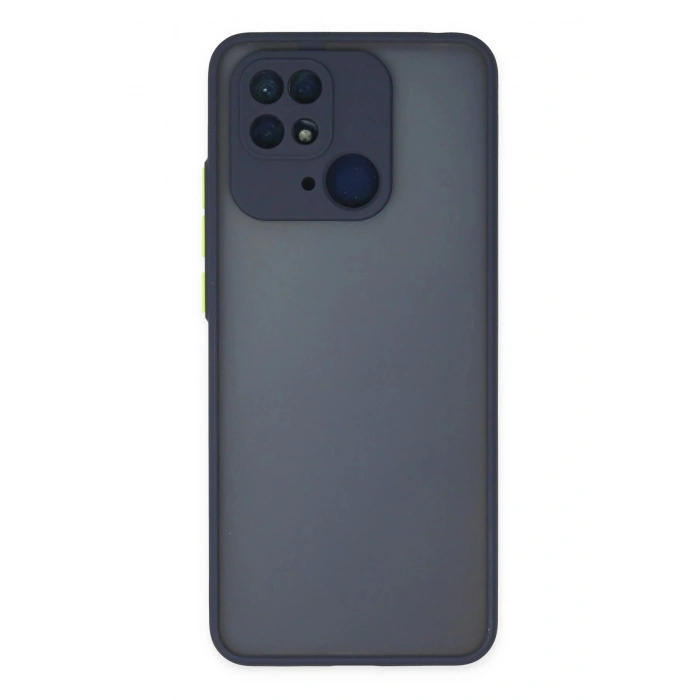 Newface Xiaomi Redmi 10C Kılıf Montreal Silikon Kapak - Lacivert