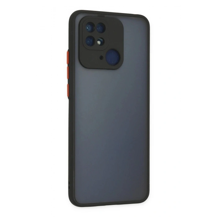 Newface Xiaomi Redmi 10C Kılıf Montreal Silikon Kapak - Siyah