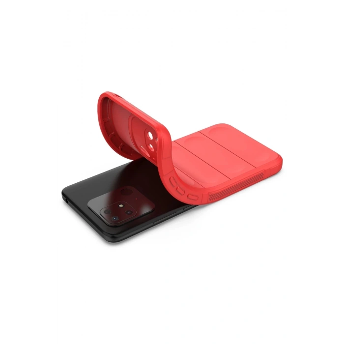 Newface Xiaomi Redmi 10C Kılıf Optimum Silikon - Kırmızı