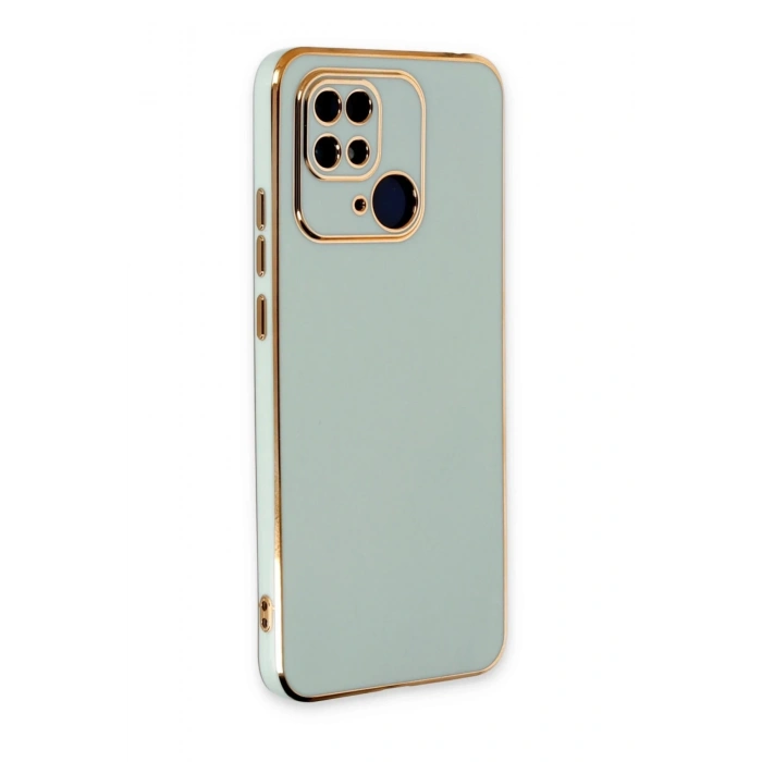 Newface Xiaomi Redmi 10C Kılıf Volet Silikon - Açık Yeşil