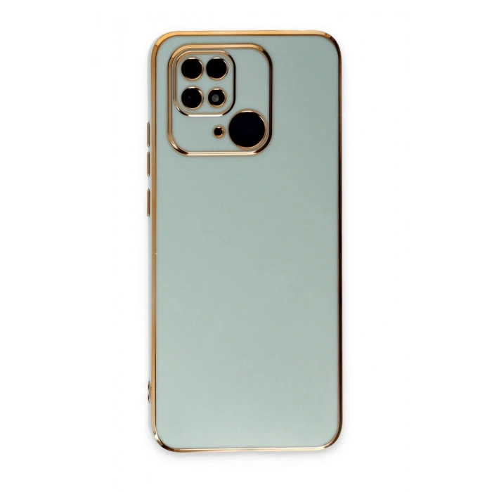 Newface Xiaomi Redmi 10C Kılıf Volet Silikon - Açık Yeşil