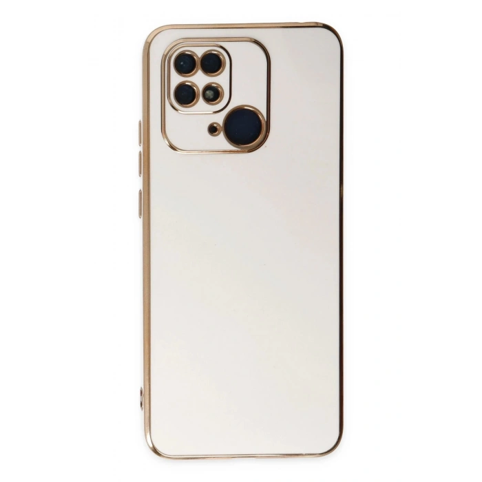 Newface Xiaomi Redmi 10C Kılıf Volet Silikon - Beyaz