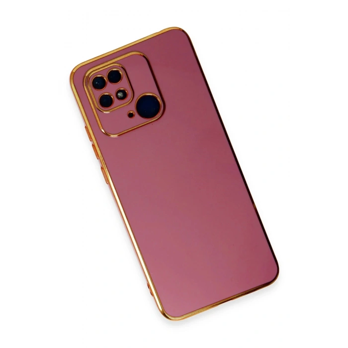 Newface Xiaomi Redmi 10C Kılıf Volet Silikon - Kırmızı