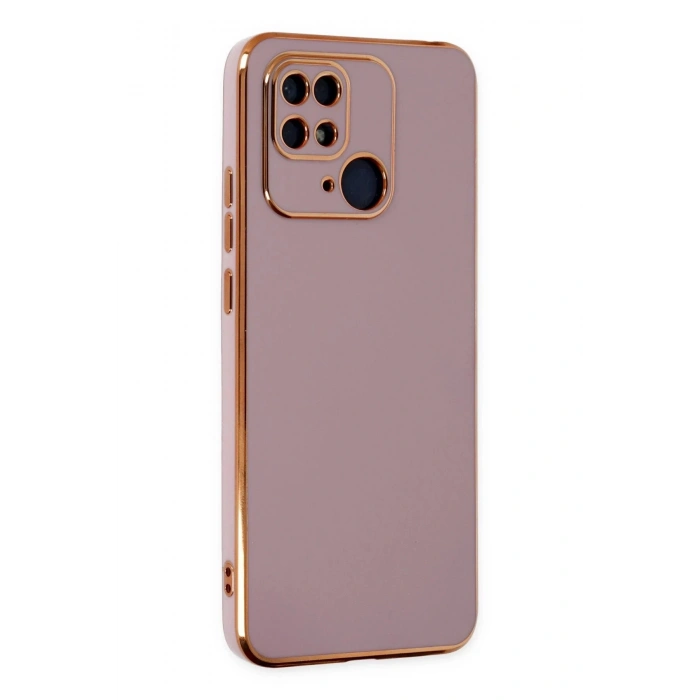 Newface Xiaomi Redmi 10C Kılıf Volet Silikon - Mor