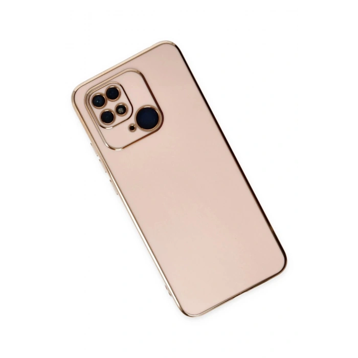 Newface Xiaomi Redmi 10C Kılıf Volet Silikon - Pembe