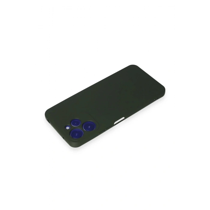 Newface Xiaomi Redmi 12 Kılıf Nano içi Kadife Silikon - Koyu Yeşil