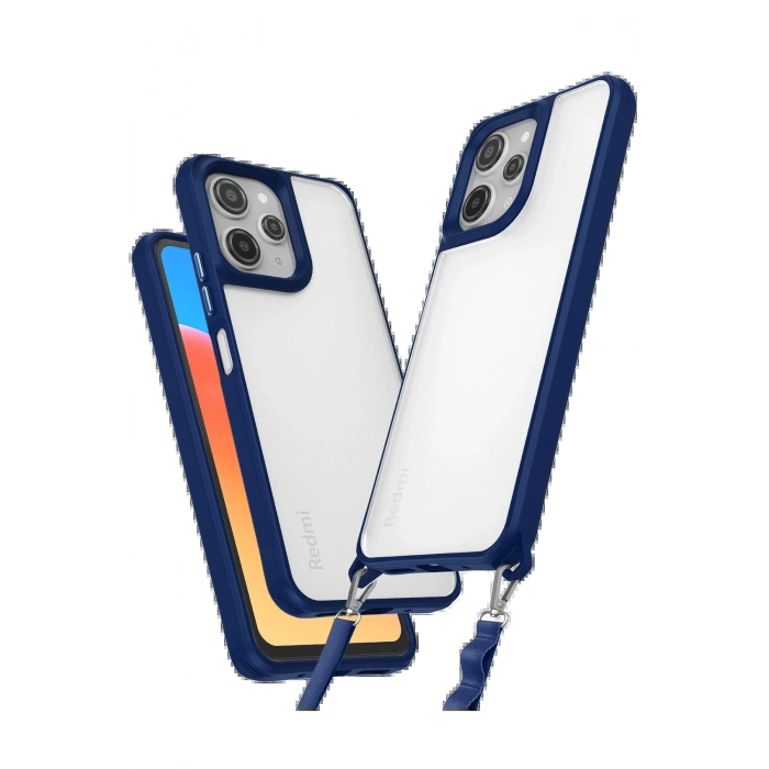 Newface Xiaomi Redmi 12 Kılıf Penta Silikon Kılıf - Lacivert