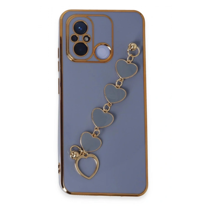 Newface Xiaomi Redmi 12C Kılıf Esila Silikon - Gri