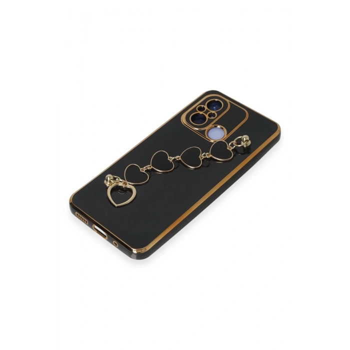 Newface Xiaomi Redmi 12C Kılıf Esila Silikon - Siyah