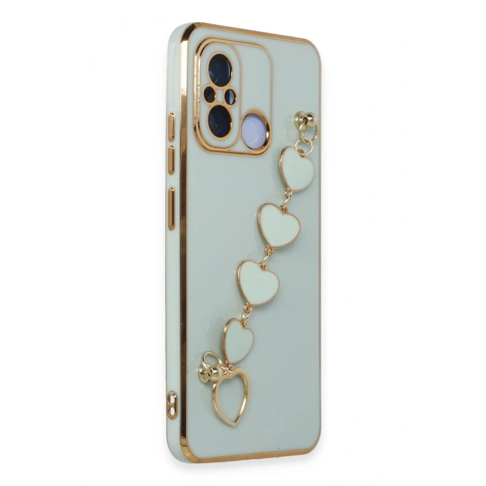 Newface Xiaomi Redmi 12C Kılıf Esila Silikon - Su Yeşili