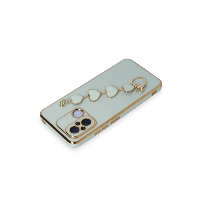 Newface Xiaomi Redmi 12C Kılıf Esila Silikon - Su Yeşili