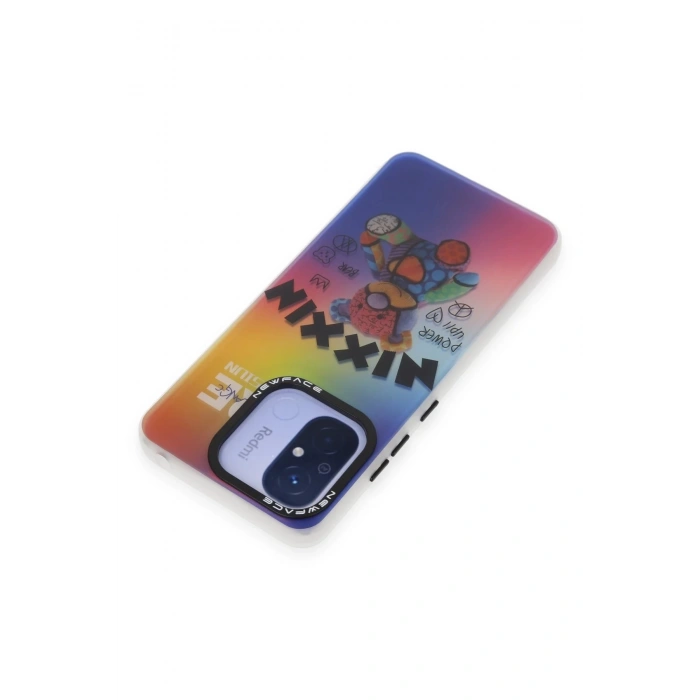 Newface Xiaomi Redmi 12C Kılıf Estoril Desenli Kapak - Estoril - 11
