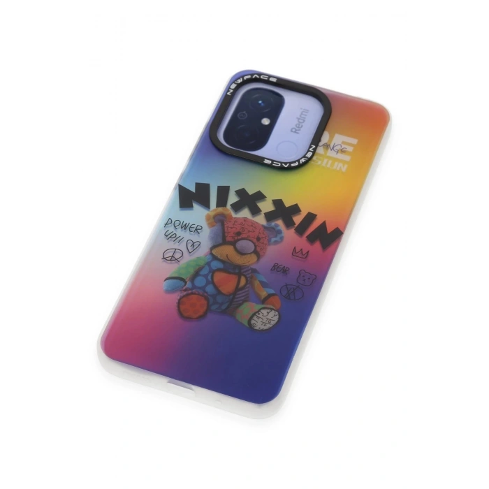 Newface Xiaomi Redmi 12C Kılıf Estoril Desenli Kapak - Estoril - 11