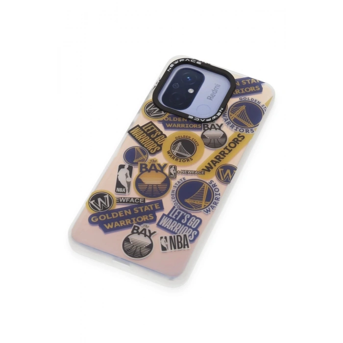 Newface Xiaomi Redmi 12C Kılıf Estoril Desenli Kapak - Estoril - 13