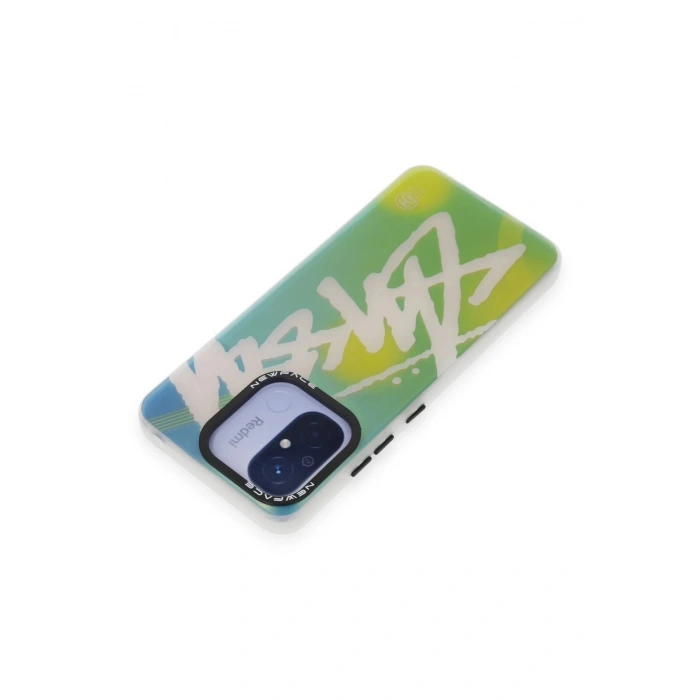 Newface Xiaomi Redmi 12C Kılıf Estoril Desenli Kapak - Estoril - 2