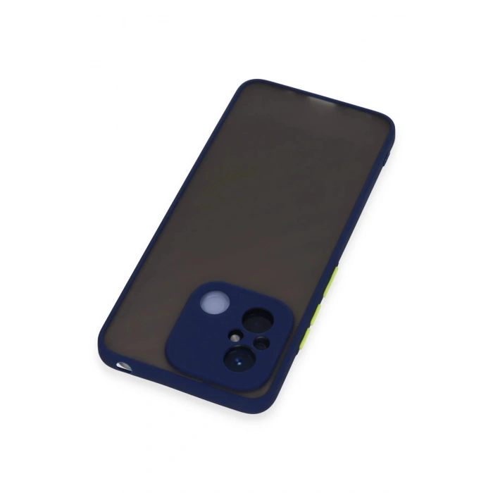 Newface Xiaomi Redmi 12C Kılıf Montreal Silikon Kapak - Lacivert