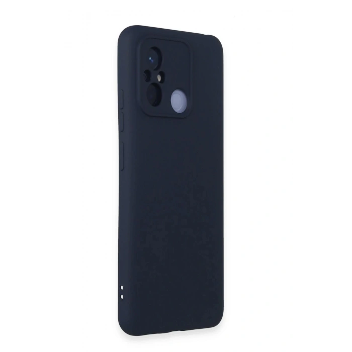 Newface Xiaomi Redmi 12C Kılıf Nano içi Kadife Silikon - Lacivert