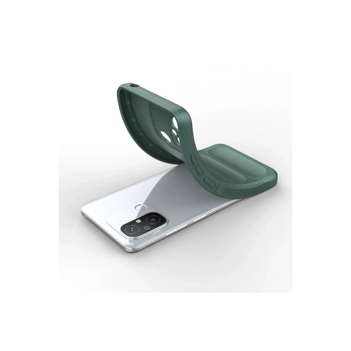 Newface Xiaomi Redmi 12C Kılıf Optimum Silikon - Koyu Yeşil