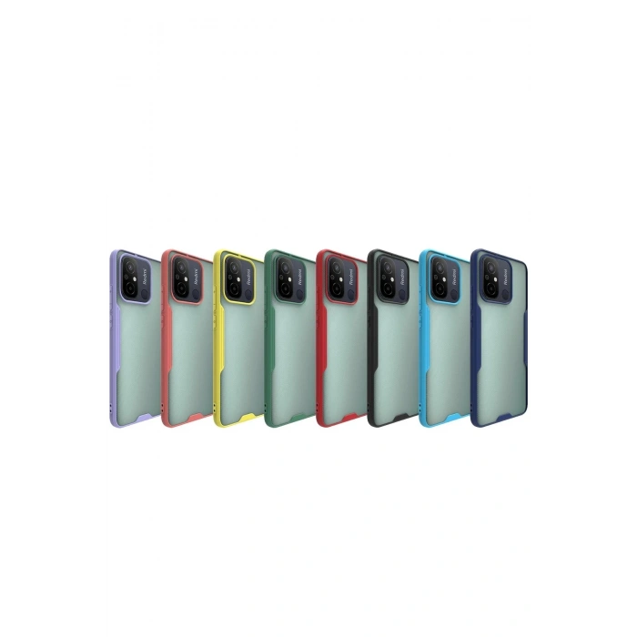 Newface Xiaomi Redmi 12C Kılıf Platin Silikon - Lila