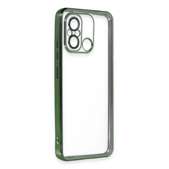 Newface Xiaomi Redmi 12C Kılıf Razer Lensli Silikon - Yeşil