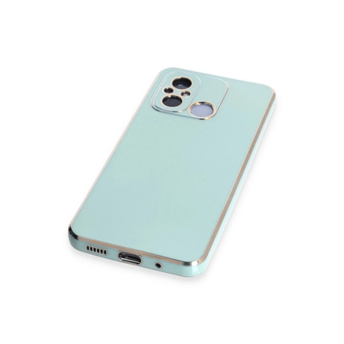 Newface Xiaomi Redmi 12C Kılıf Volet Silikon - Açık Yeşil