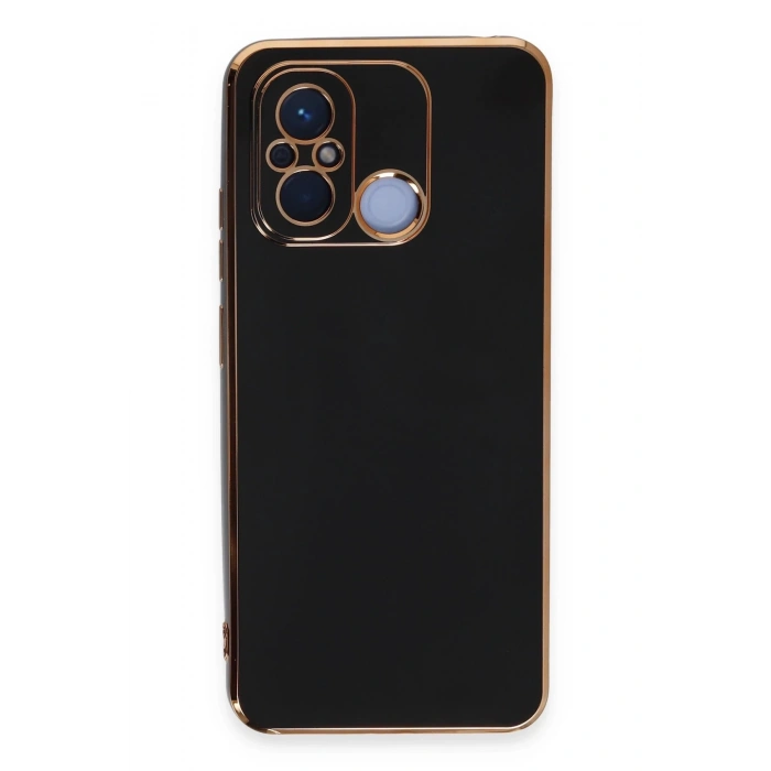 Newface Xiaomi Redmi 12C Kılıf Volet Silikon - Siyah