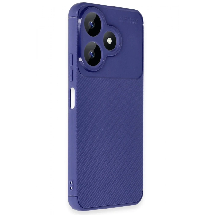Newface Xiaomi Redmi 13 4G Kılıf Auto Focus Karbon Kapak - Lacivert