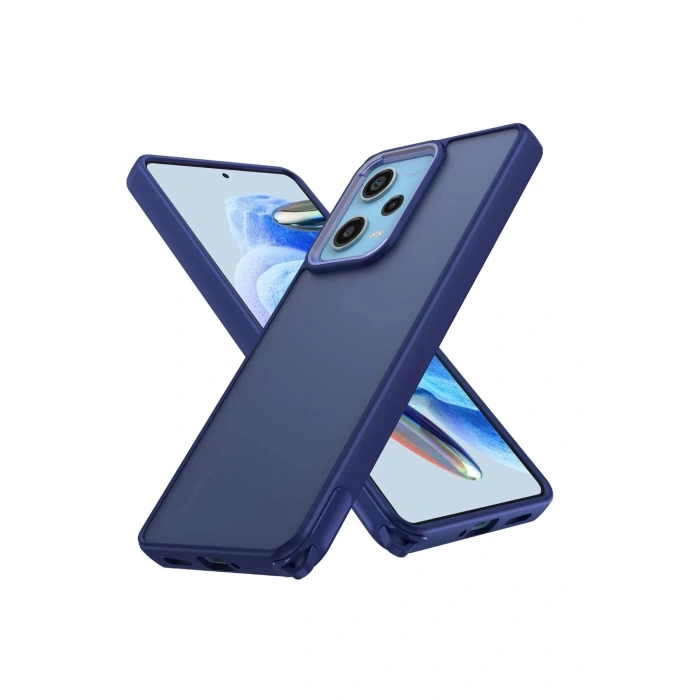 Newface Xiaomi Redmi 13 4G Kılıf Elegant Kapak - Lacivert