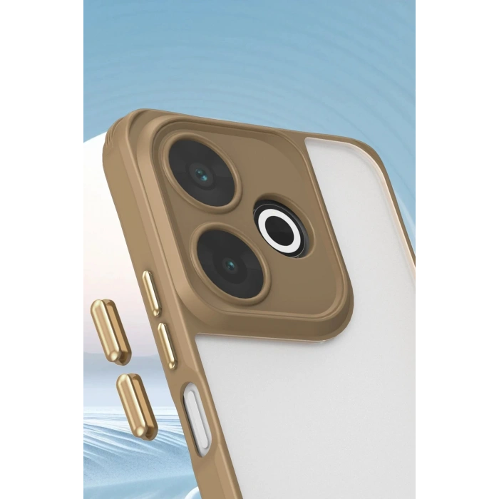 Newface Xiaomi Redmi 13 4G Kılıf Penta Silikon Kılıf - Lacivert