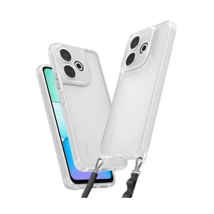 Newface Xiaomi Redmi 13 4G Kılıf Penta Silikon Kılıf - Şeffaf