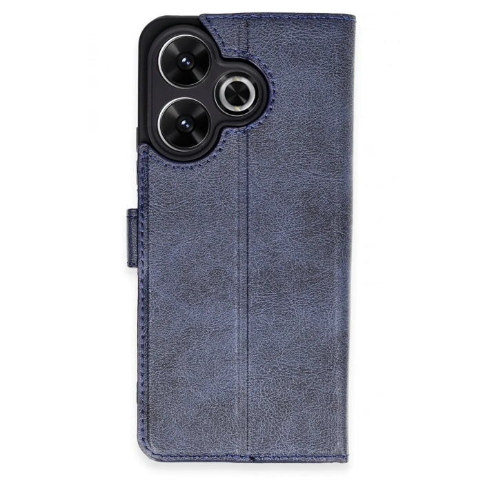 Newface Xiaomi Redmi 13 4G Kılıf Trend S Plus Kapaklı Kılıf - Lacivert