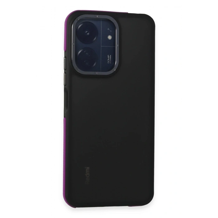 Newface Xiaomi Redmi 13C Harvel Kapak - Derin Mor