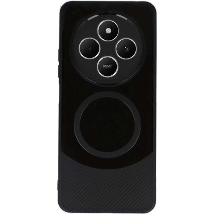 Newface Xiaomi Redmi 14C Kılıf Maya Karbon Kapak - Siyah