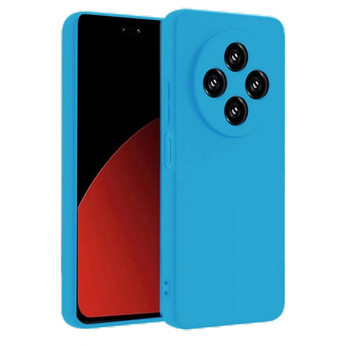 Newface Xiaomi Redmi 14C Kılıf Nano içi Kadife Silikon - Mavi