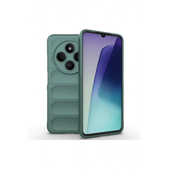 Newface Xiaomi Redmi 14C Kılıf Optimum Silikon - Koyu Yeşil