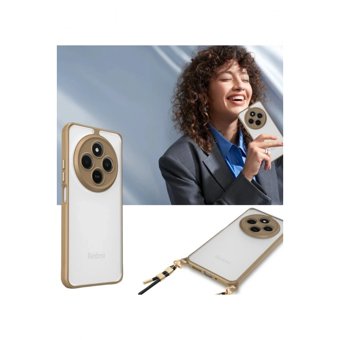 Newface Xiaomi Redmi 14C Kılıf Penta Silikon Kılıf - Siyah