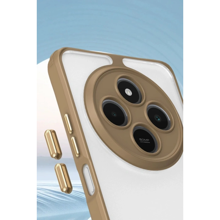 Newface Xiaomi Redmi 14C Kılıf Penta Silikon Kılıf - Titan Gri